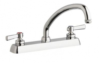 Chicago Faucets W8D-L9E1-369ABCP Workboard Faucet, 8''